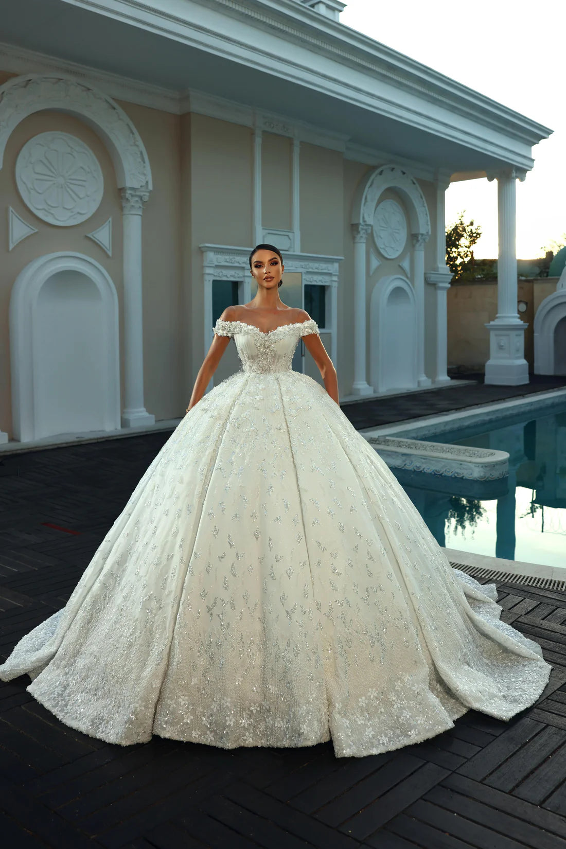 custom fit wedding dresses Custom Fit and Flare with Veil